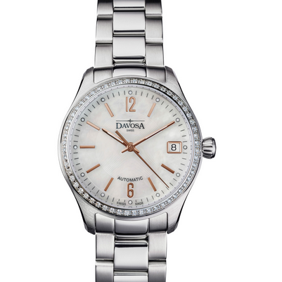 Newton Automatic Swiss-Made Rose Gold White Ladies Watch 16619315 Ladies Davosa USA Official Distributor. Prices are Final. Tax & duties included.