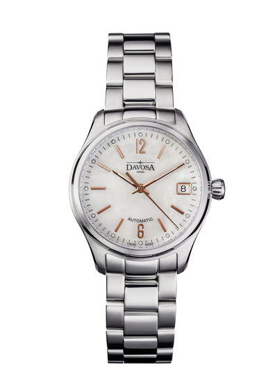 Newton Automatic Swiss-Made White Bronze Tone Ladies Watch 16619215 Ladies Davosa USA Official Distributor. Prices are Final. Tax & duties included.