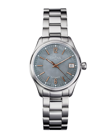Newton Automatic Swiss-Made Grey Mother of Pearl Ladies Watch 16619255 Ladies Davosa USA Official Distributor. Prices are Final. Tax & duties included.