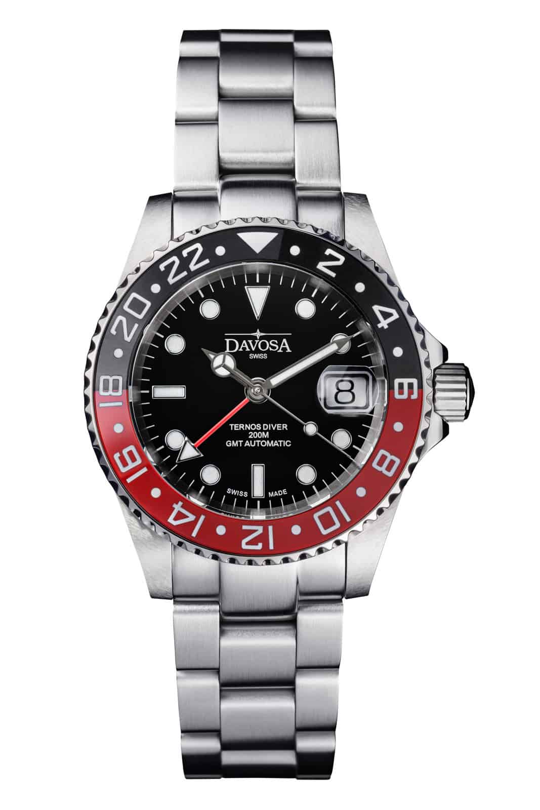 Ternos Ceramic Automatic GMT Black Red Diving Watch 16159090 GMT Davosa USA Official Distributor. Prices are Final. Tax & duties included.