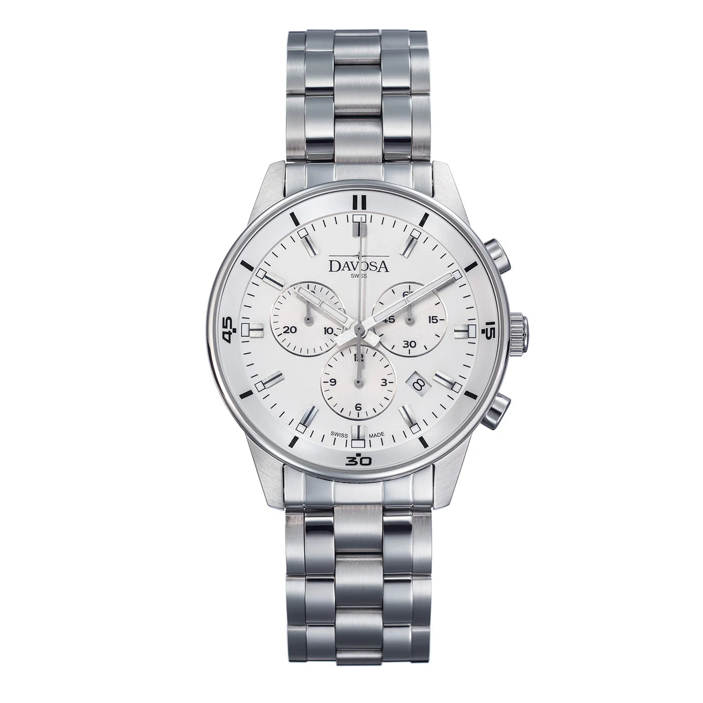 Vireo Quartz Chronograph Swiss-Made White Pilot Watch 16348115 Pilot Davosa USA Official Distributor. Prices are Final. Tax & duties included.