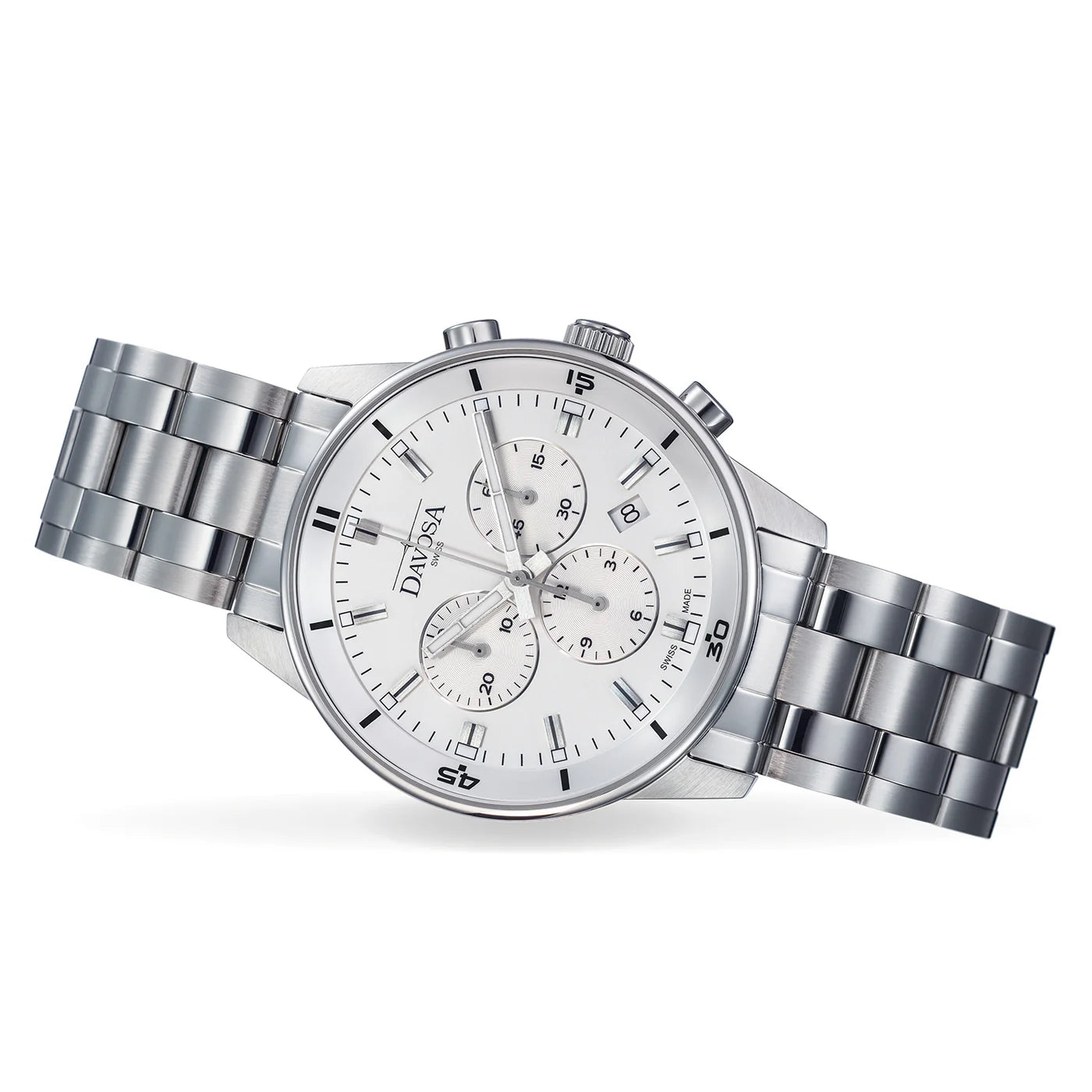 Vireo Quartz Chronograph Swiss-Made White Pilot Watch 16348115 Pilot Davosa USA Official Distributor. Prices are Final. Tax & duties included.