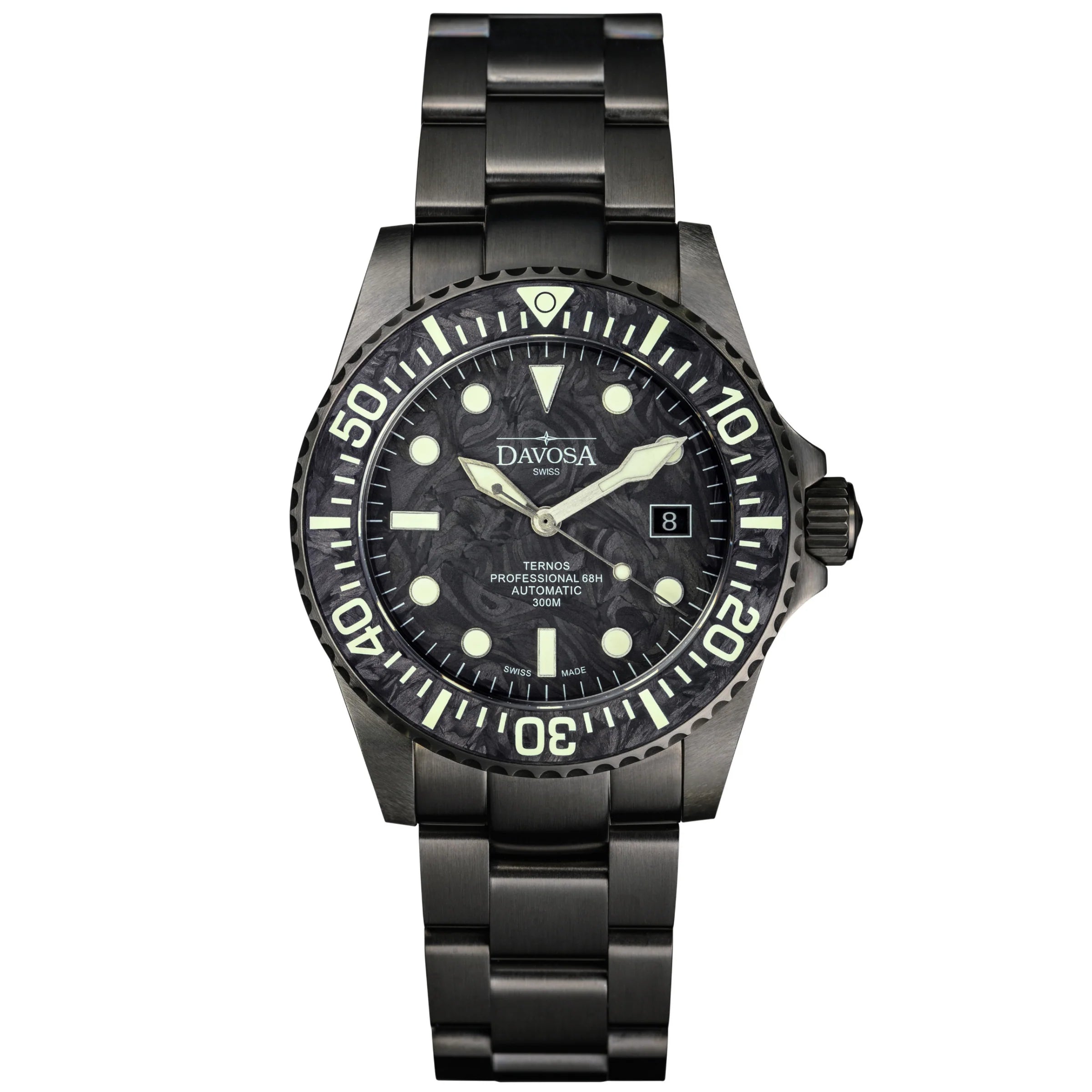 Ternos Professional 68h Carbon 300m Diving Watch 16153950 Limited Edition Diver Davosa USA Official Distributor. Prices are Final. Tax & duties included.