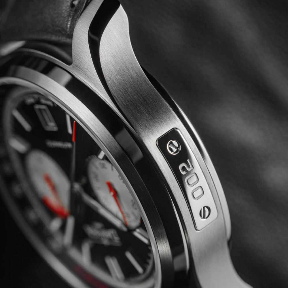 Newton Automatic Chronograph Black Black Pilot Rally Watch 161.536.55 Limited Edition Pilot Davosa USA Official Distributor. Prices are Final. Tax & duties included.