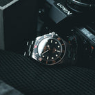 Ternos Sixties Seahorse Swiss-Made 40mm Golden touch Sapphire Crystal Unisex Wristwatch 16152591 Special US Edition 100 units only Diver Davosa USA Official Distributor. Prices are Final. Tax & duties included.