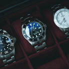 Ternos Sixties Seahorse Swiss-Made 40mm Faded Blue Sapphire Crystal Unisex Wristwatch 16152590 Special US Edition 100 units only Diver Davosa USA Official Distributor. Prices are Final. Tax & duties included.