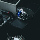 Ternos Sixties Seahorse Swiss-Made 40mm Faded Blue Sapphire Crystal Unisex Wristwatch 16152590 Special US Edition 100 units only Diver Davosa USA Official Distributor. Prices are Final. Tax & duties included.