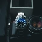 Ternos Sixties Seahorse Swiss-Made 40mm Faded Blue Sapphire Crystal Unisex Wristwatch 16152590 Special US Edition 100 units only Diver Davosa USA Official Distributor. Prices are Final. Tax & duties included.