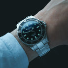 Ternos Sixties Seahorse Swiss-Made 40mm Faded Blue Sapphire Crystal Unisex Wristwatch 16152590 Special US Edition 100 units only Diver Davosa USA Official Distributor. Prices are Final. Tax & duties included.