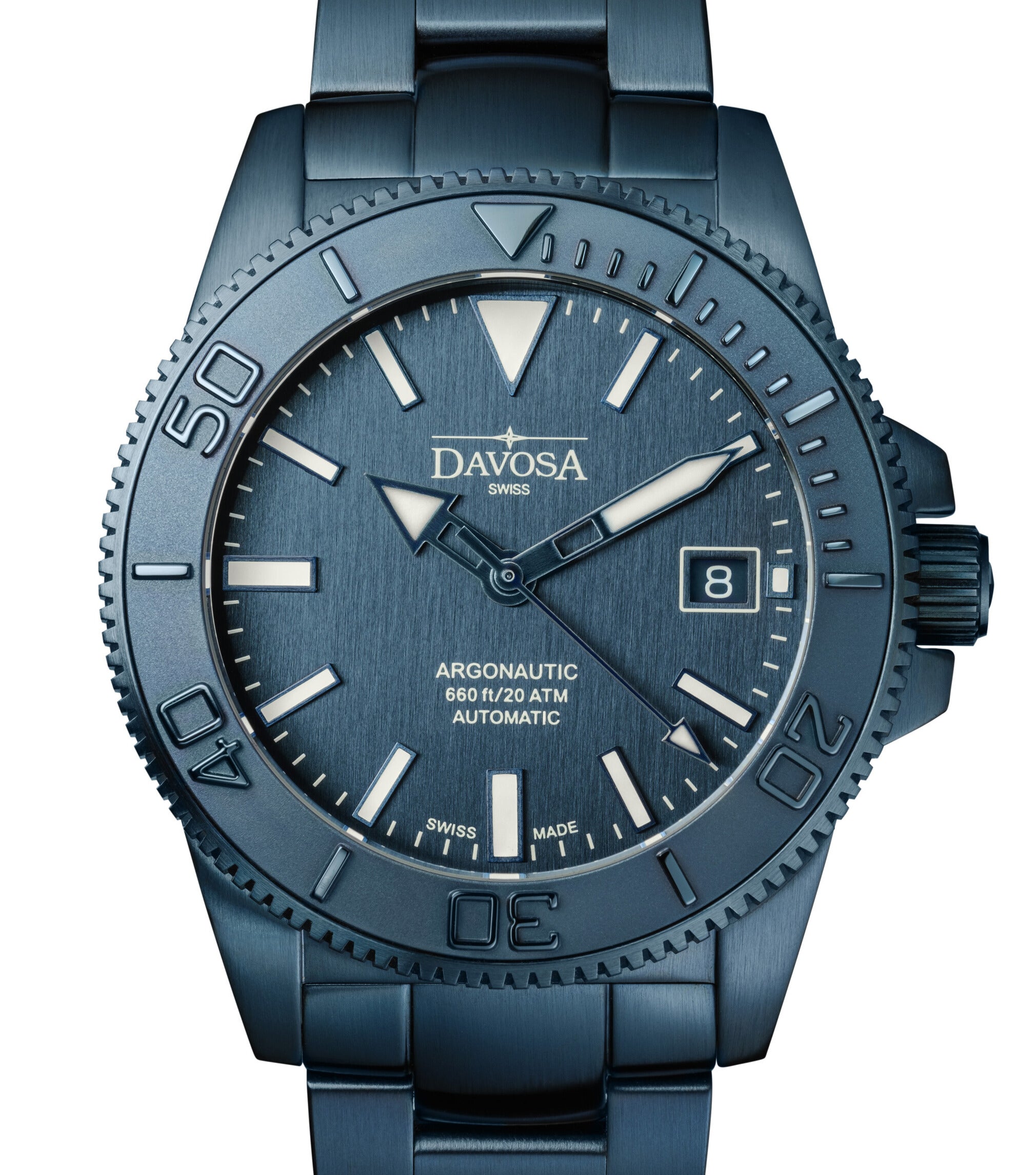 Argonautic 39 Monochrome Automatic 200m Men's Diver Watch 16154040 Limited Edition Diver Davosa USA Official Distributor. Prices are Final. Tax & duties included.