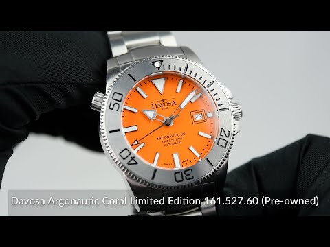 Argonautic Coral Automatic 300m Orange Men's Diver Watch 16152760 Limited Edition Diver Davosa USA Official Distributor. Prices are Final. Tax & duties included.