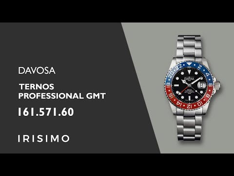 Ternos Professional Automatic 200m GMT Red Blue Diving Watch 16157160 GMT Davosa USA Official Distributor. Prices are Final. Tax & duties included.