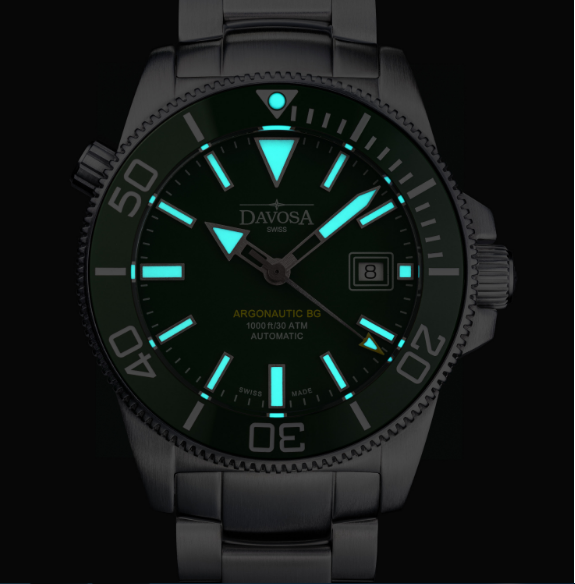 Argonautic BG Automatic 300m Green Men's Diver Watch 16152877 Diver Davosa USA Official Distributor. Prices are Final. Tax & duties included.