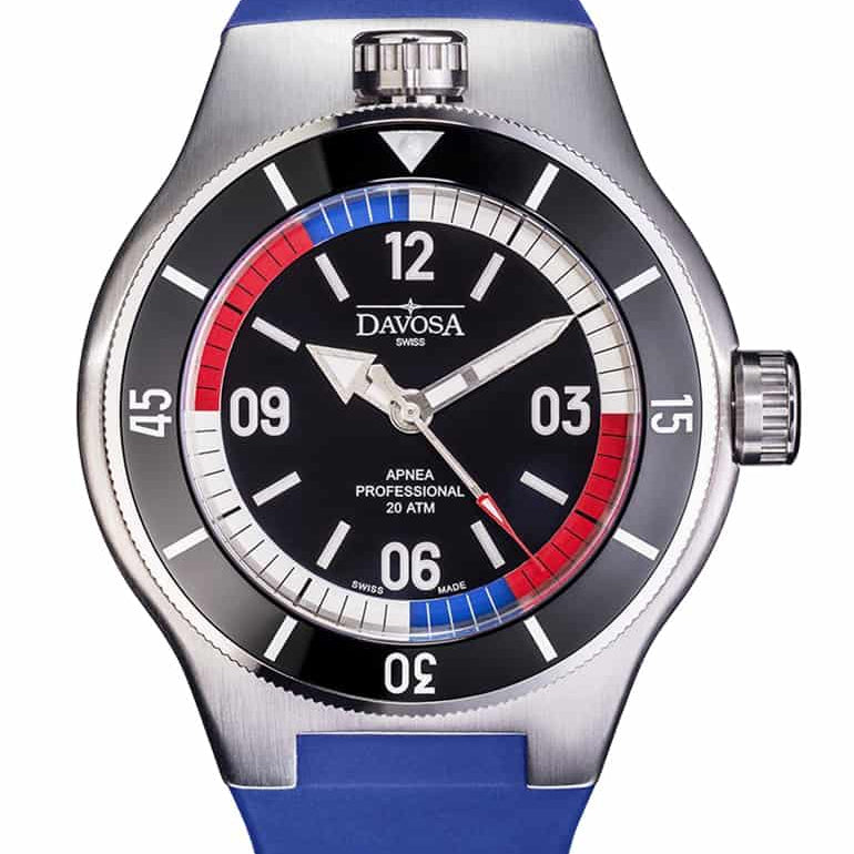 Apnea Pro Automatic Swiss-Made 200m Men's Diver Watch 16156855 Diver Davosa USA Official Distributor. Prices are Final. Tax & duties included.