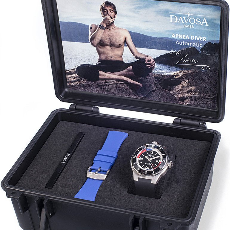 Apnea Pro Automatic Swiss-Made 200m Men's Diver Watch 16156855 Diver Davosa USA Official Distributor. Prices are Final. Tax & duties included.