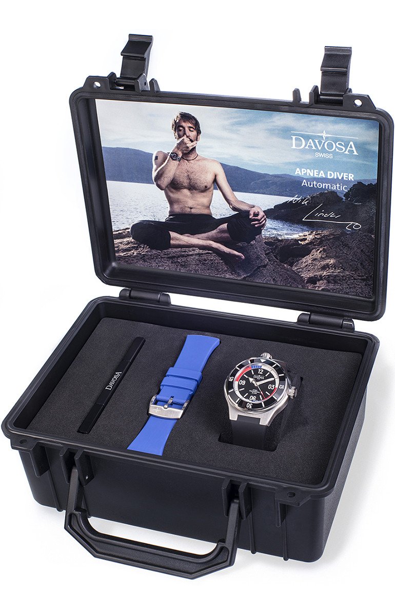 Apnea Pro Automatic Swiss-Made 200m Men's Diver Watch 16156855 Diver Davosa USA Official Distributor. Prices are Final. Tax & duties included.