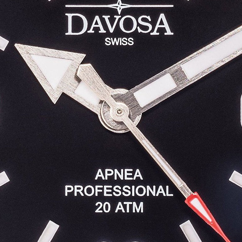 Apnea Pro Automatic Swiss-Made 200m Men's Diver watch 16156955 Diver Davosa USA Official Distributor. Prices are Final. Tax & duties included.