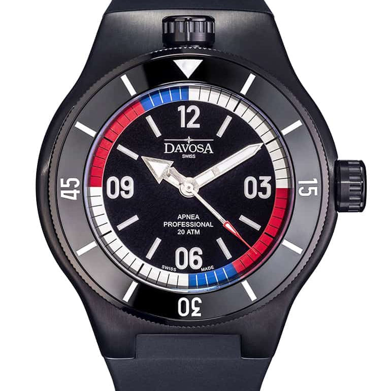 Apnea Pro Automatic Swiss-Made 200m Men's Diver watch 16157055 Diver Davosa USA Official Distributor. Prices are Final. Tax & duties included.