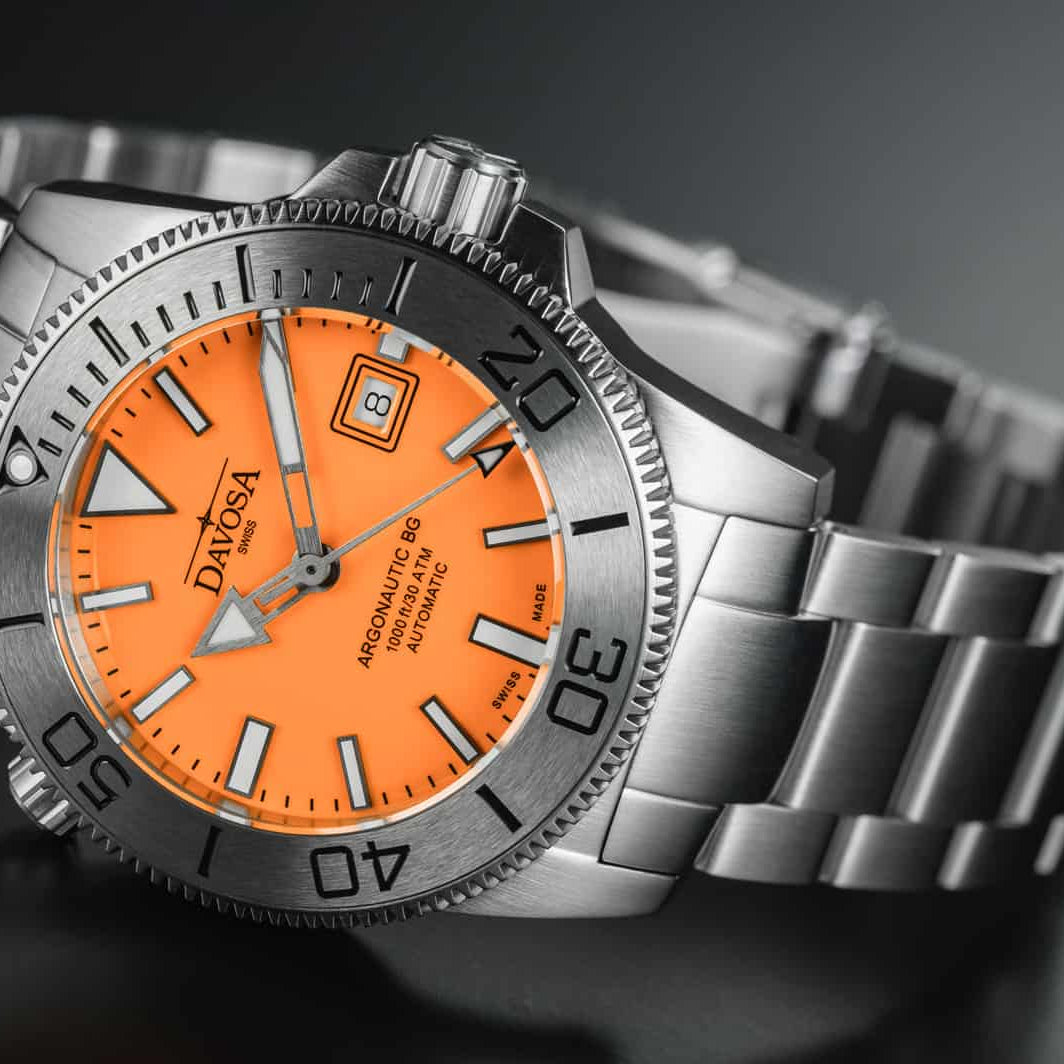 Argonautic Coral Automatic 300m Orange Men's Diver Watch 16152760 Limited Edition Diver Davosa USA Official Distributor. Prices are Final. Tax & duties included.