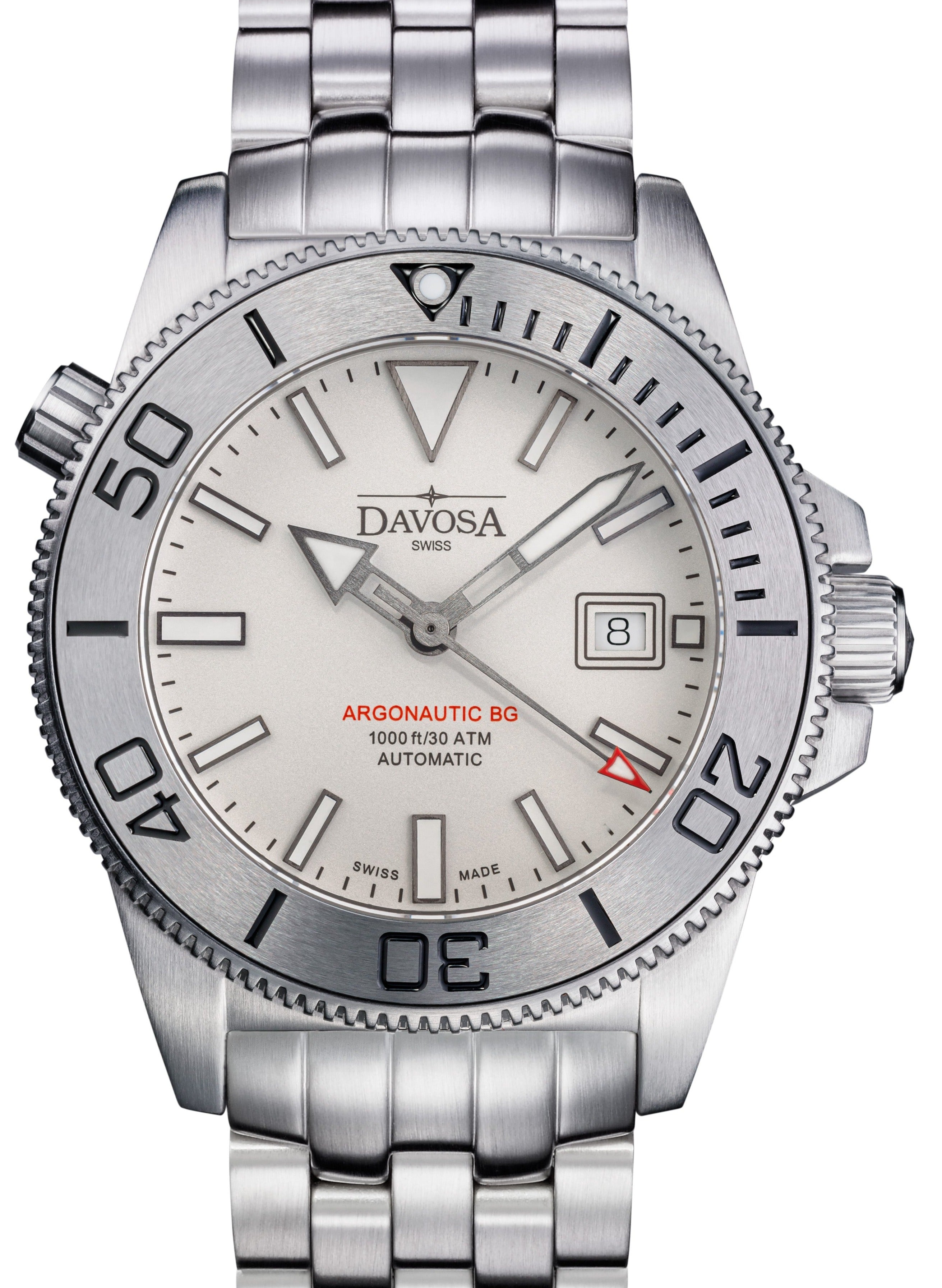 Argonautic BGBS Automatic 300m White Men's Diver Watch 16152801 Diver Davosa USA Official Distributor. Prices are Final. Tax & duties included.