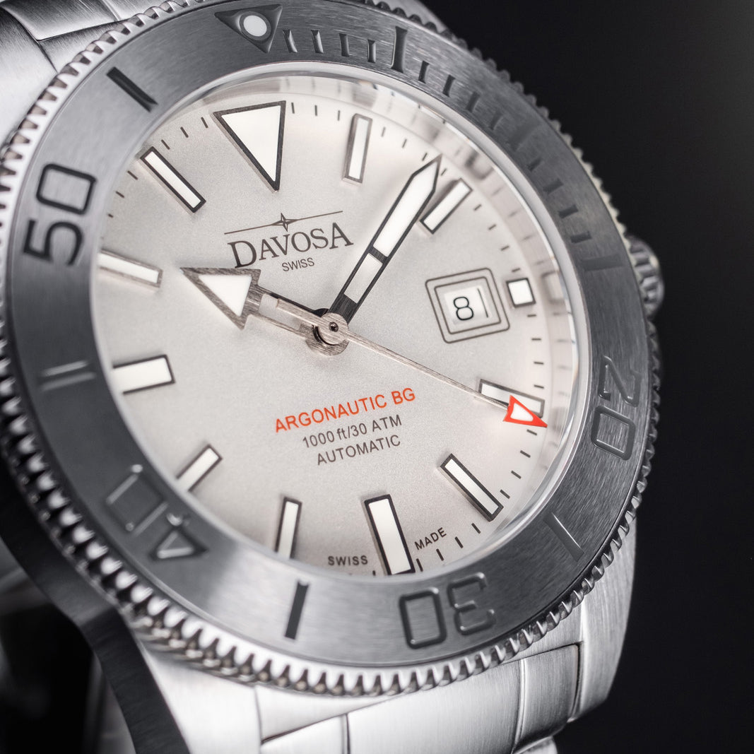 Argonautic BGBS Automatic 300m White Men's Diver Watch 16152810 OUTLET Diver Davosa USA Official Distributor. Prices are Final. Tax & duties included.