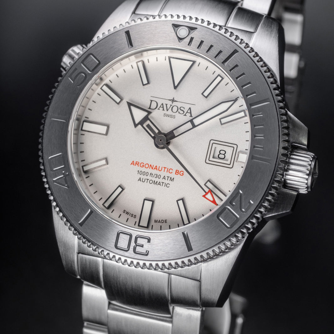 Argonautic BGBS Automatic 300m White Men's Diver Watch 16152810 OUTLET Diver Davosa USA Official Distributor. Prices are Final. Tax & duties included.