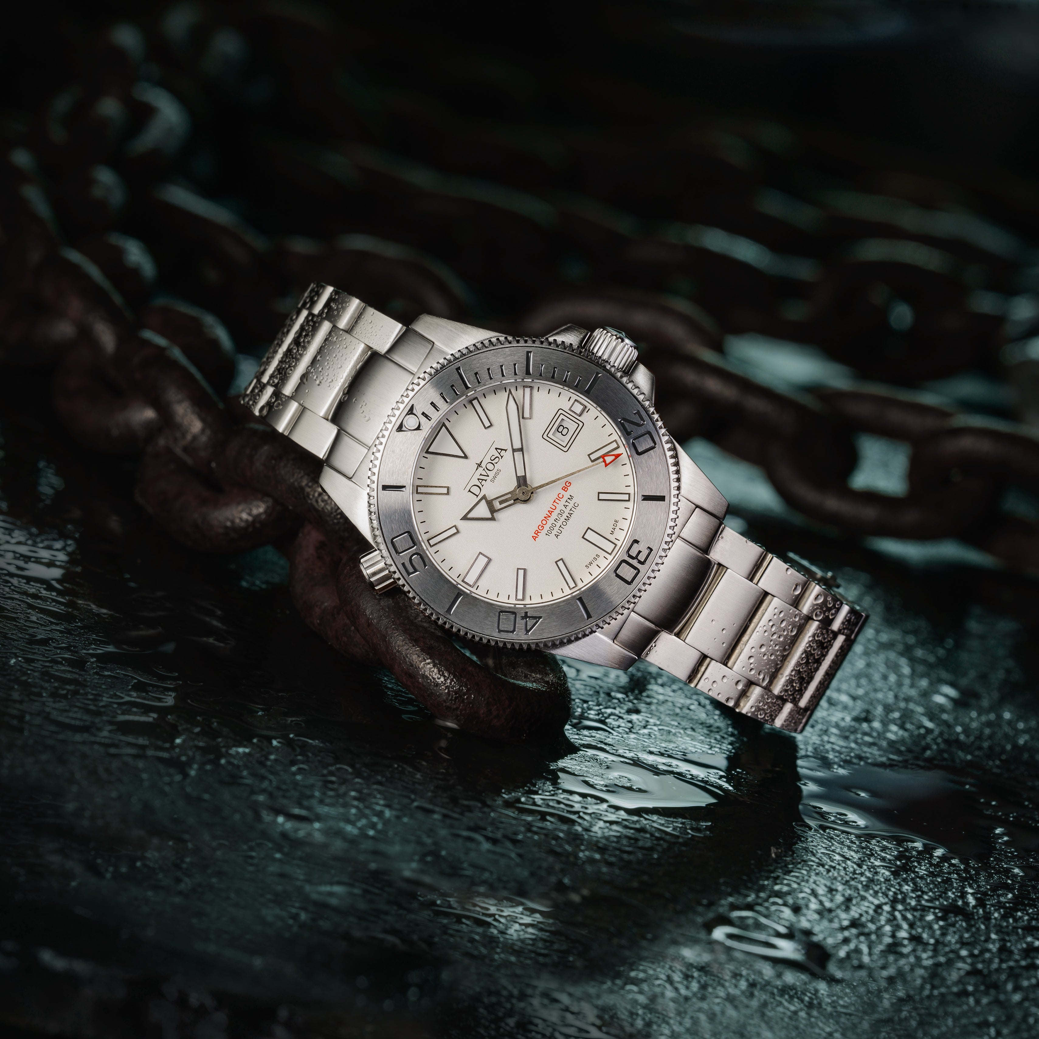 Argonautic BGBS Automatic 300m White Men's Diver Watch 16152810 OUTLET Diver Davosa USA Official Distributor. Prices are Final. Tax & duties included.