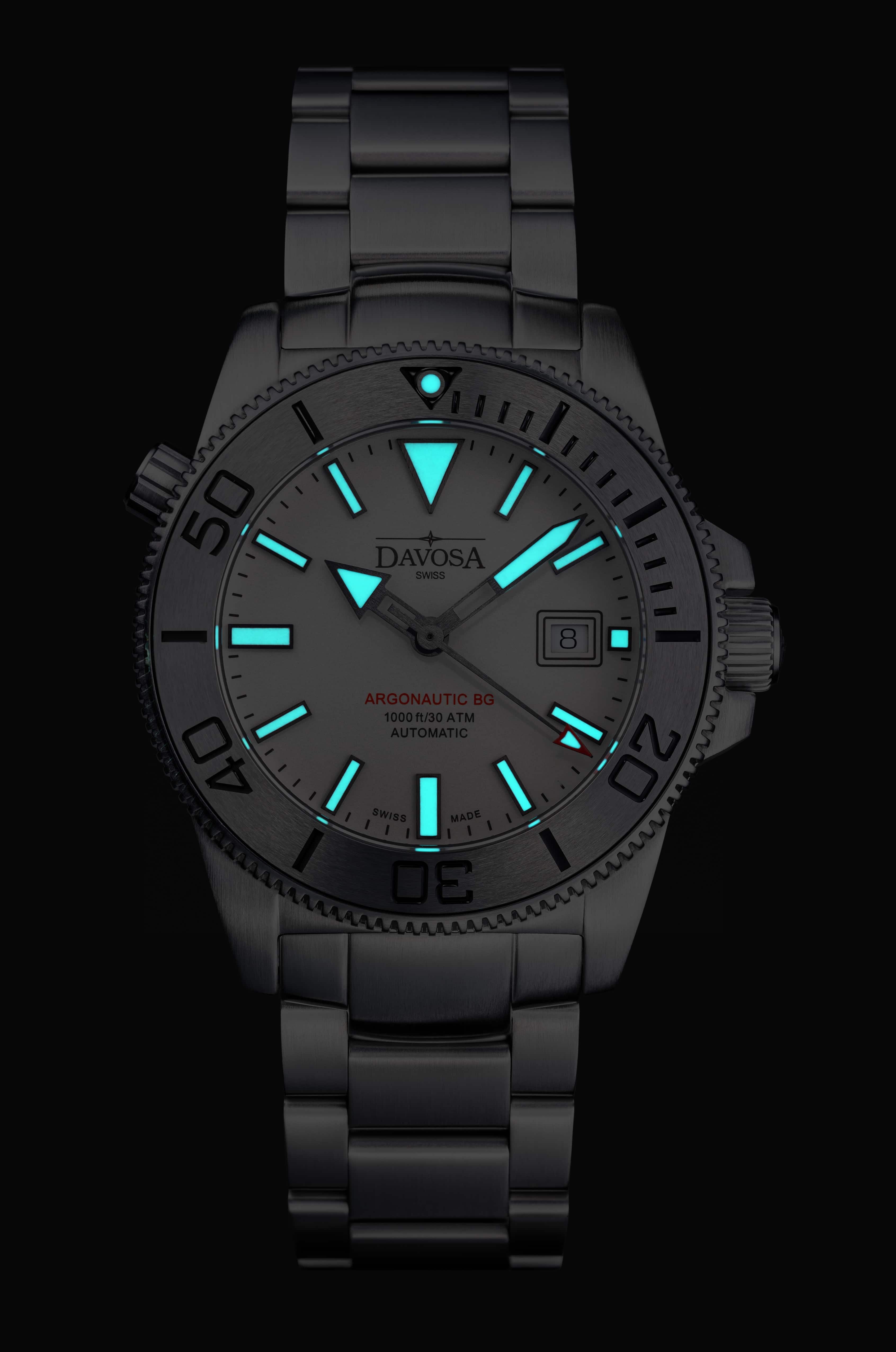 Argonautic BGBS Automatic 300m White Men's Diver Watch 16152811 Diver Davosa USA Official Distributor. Prices are Final. Tax & duties included.