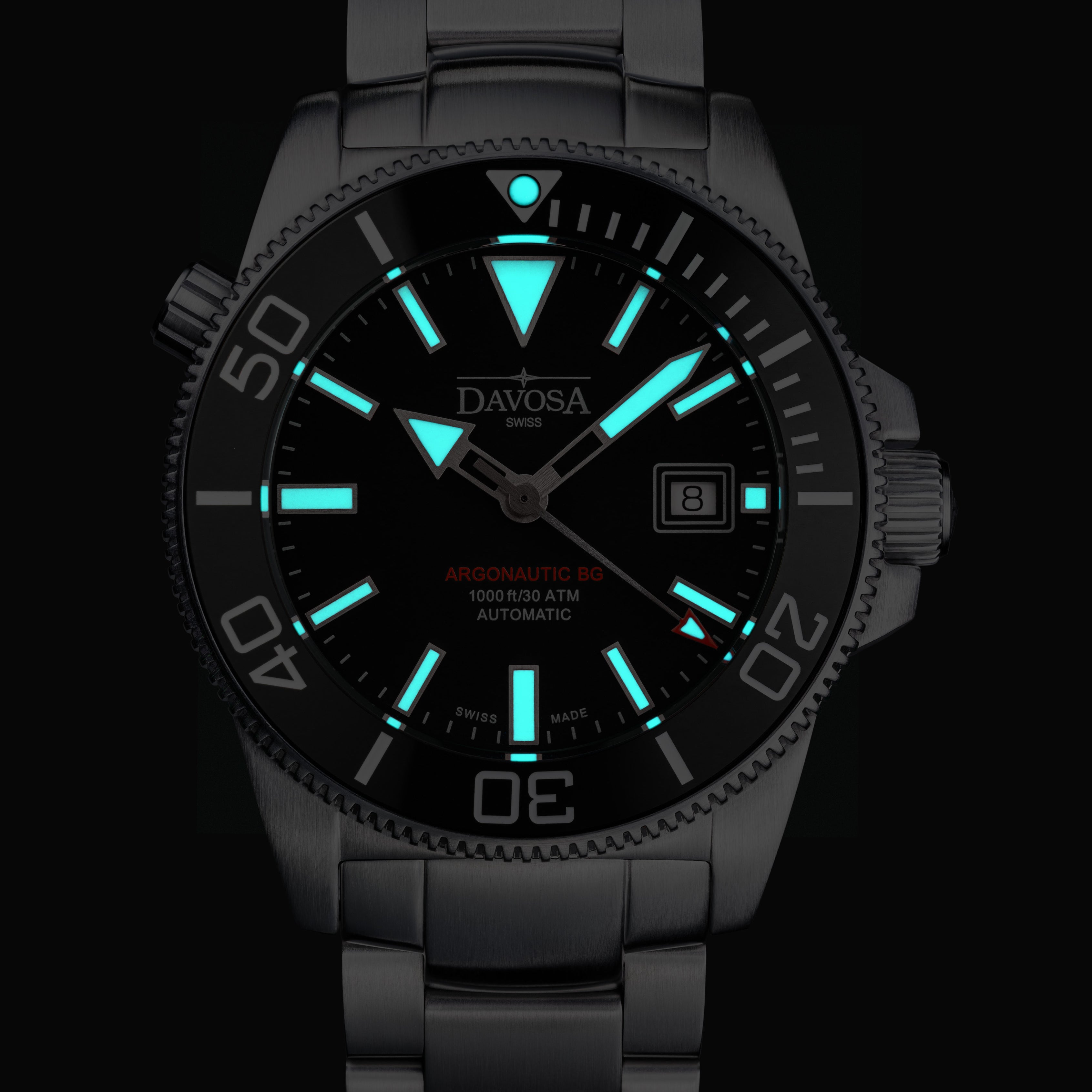 Argonautic BG Automatic 300m Black Men's Diver Watch 16152820 Diver Davosa USA Official Distributor. Prices are Final. Tax & duties included.