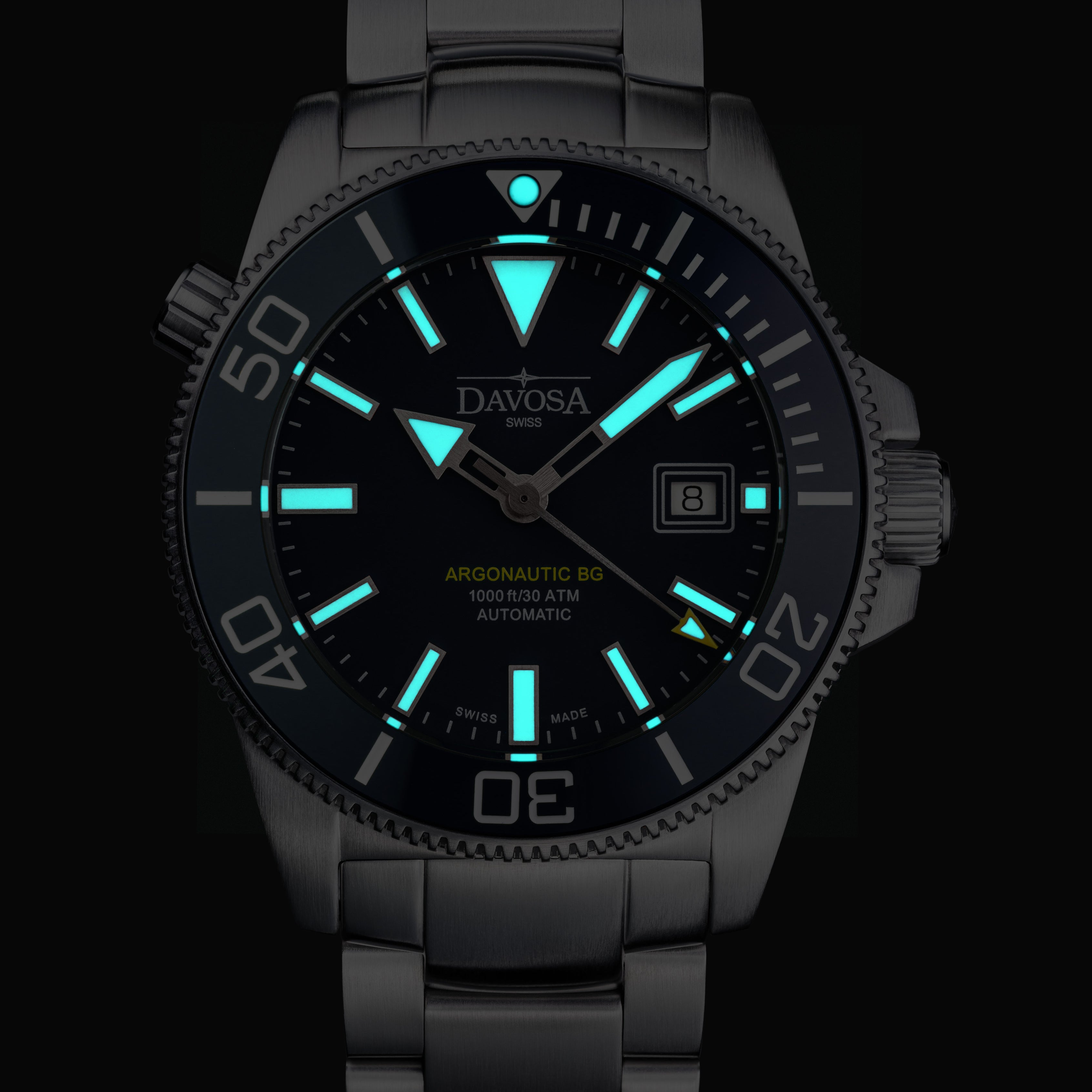 Argonautic BG Automatic 300m Blue Men's Diver Watch 16152840 OUTLET Diver Davosa USA Official Distributor. Prices are Final. Tax & duties included.
