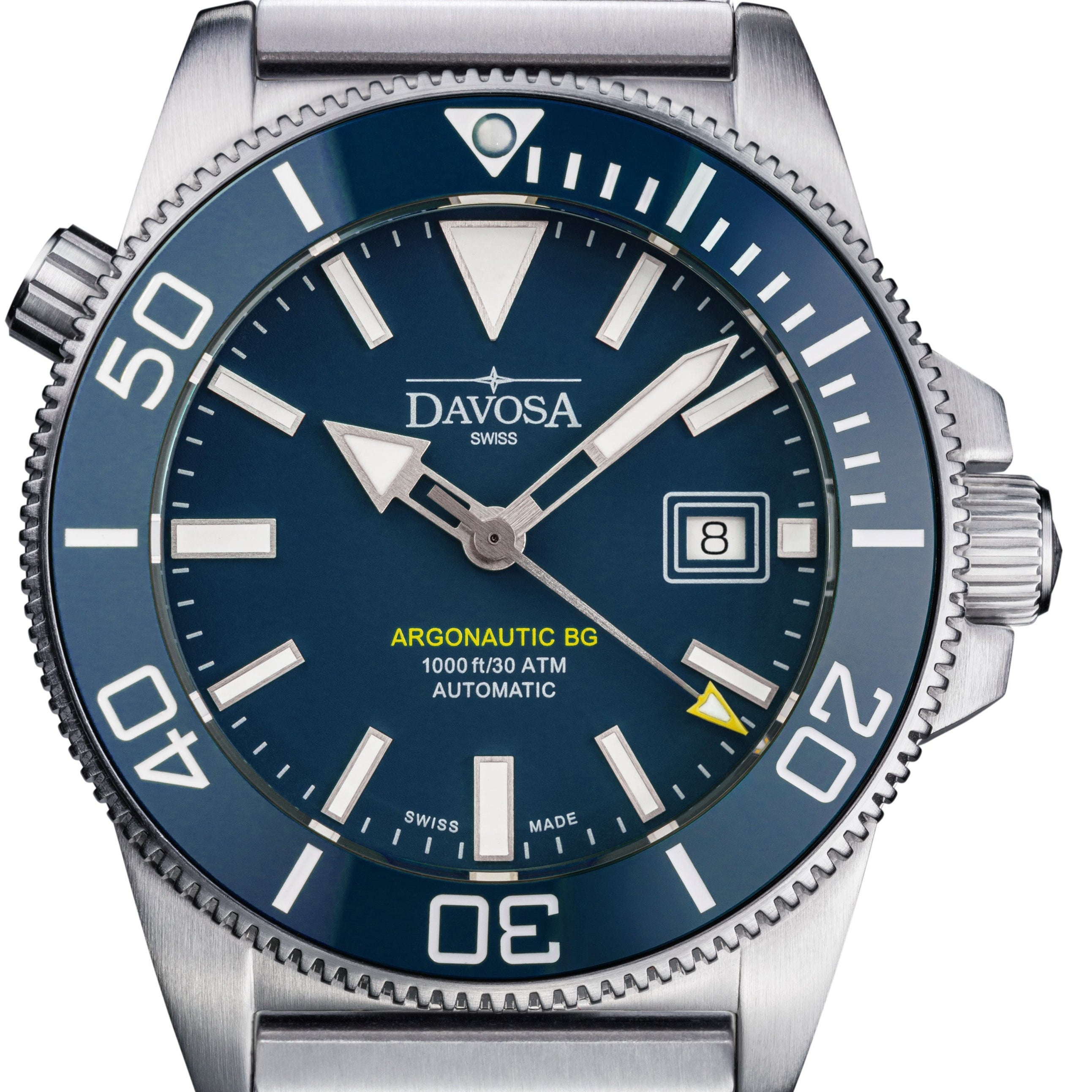 Argonautic BG Automatic 300m Blue Men's Diver Watch 16152844 Diver Davosa USA Official Distributor. Prices are Final. Tax & duties included.