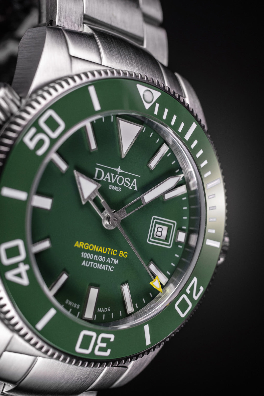 Argonautic BG Automatic 300m Green Men's Diver Watch 16152870 Diver Davosa USA Official Distributor. Prices are Final. Tax & duties included.