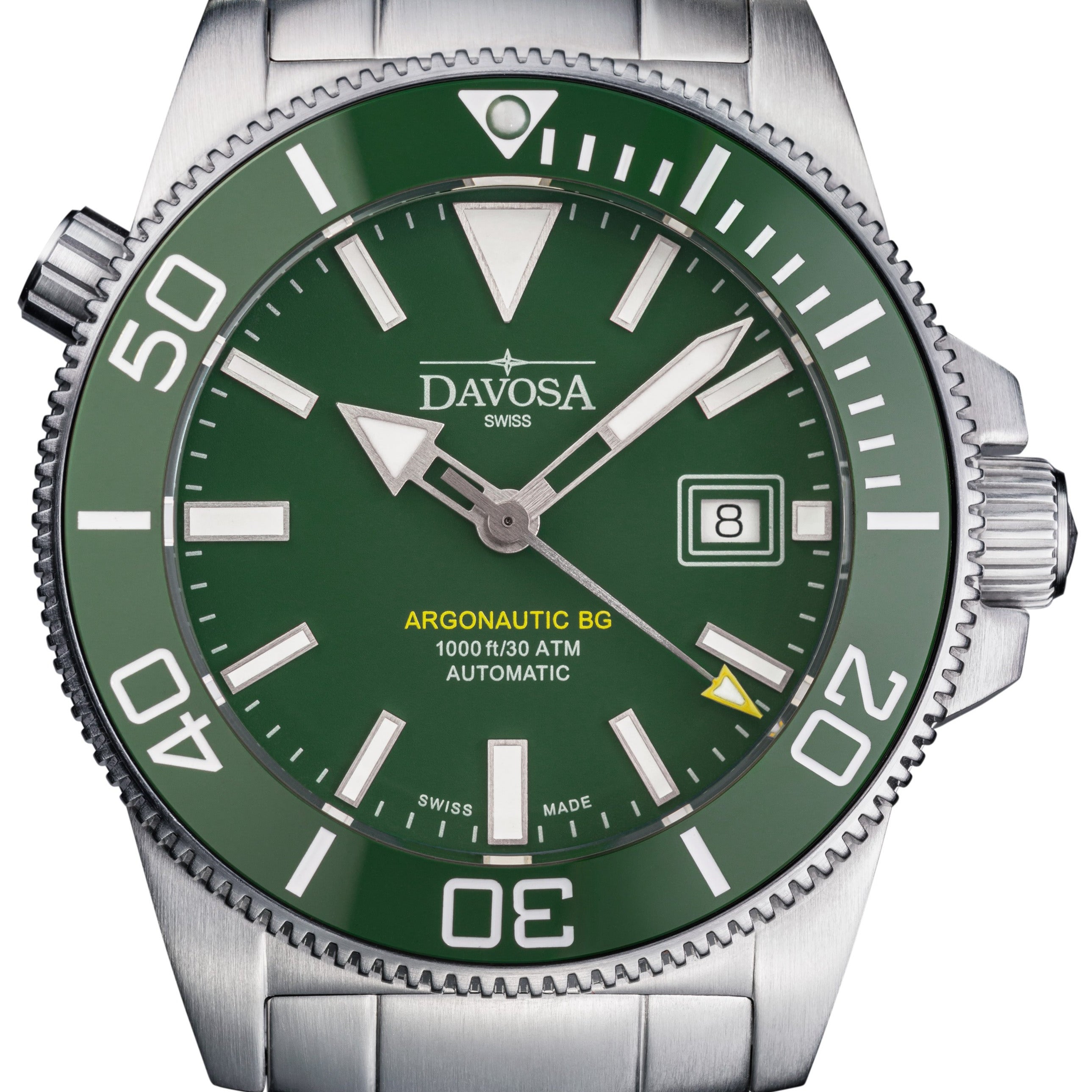 Argonautic BG Automatic 300m Green Men's Diver Watch 16152870 Diver Davosa USA Official Distributor. Prices are Final. Tax & duties included.