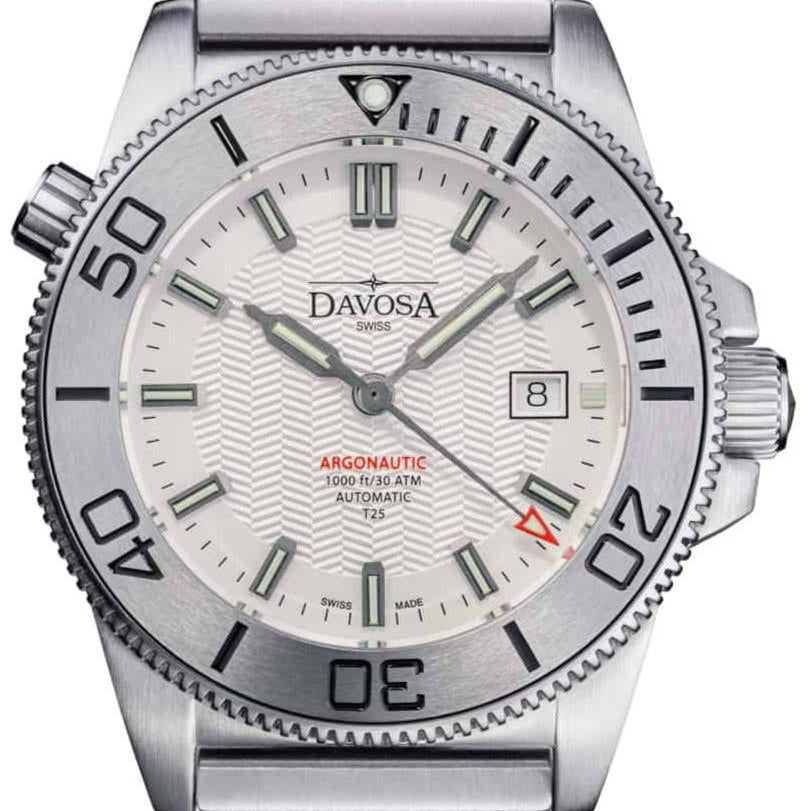 Argonautic Lumis BS Automatic 300m White Men's Diver Watch 16152911 Diver Davosa USA Official Distributor. Prices are Final. Tax & duties included. 43mm White ChainLink