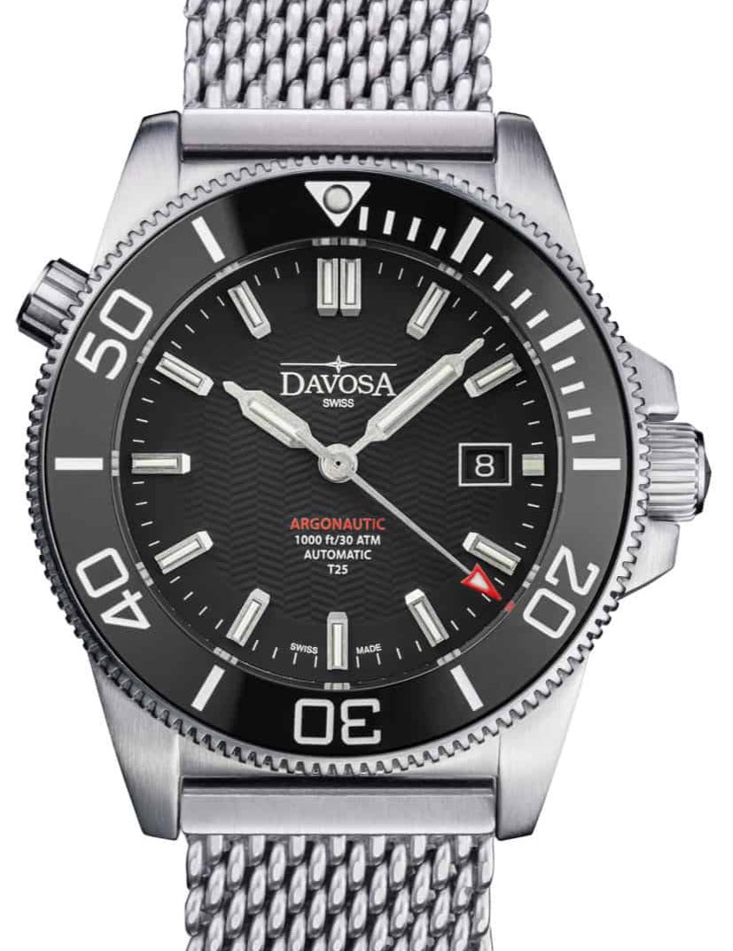 Argonautic Lumis Automatic 300m Black Men's Diver Watch 16152922 Diver Davosa USA Official Distributor. Prices are Final. Tax & duties included.
