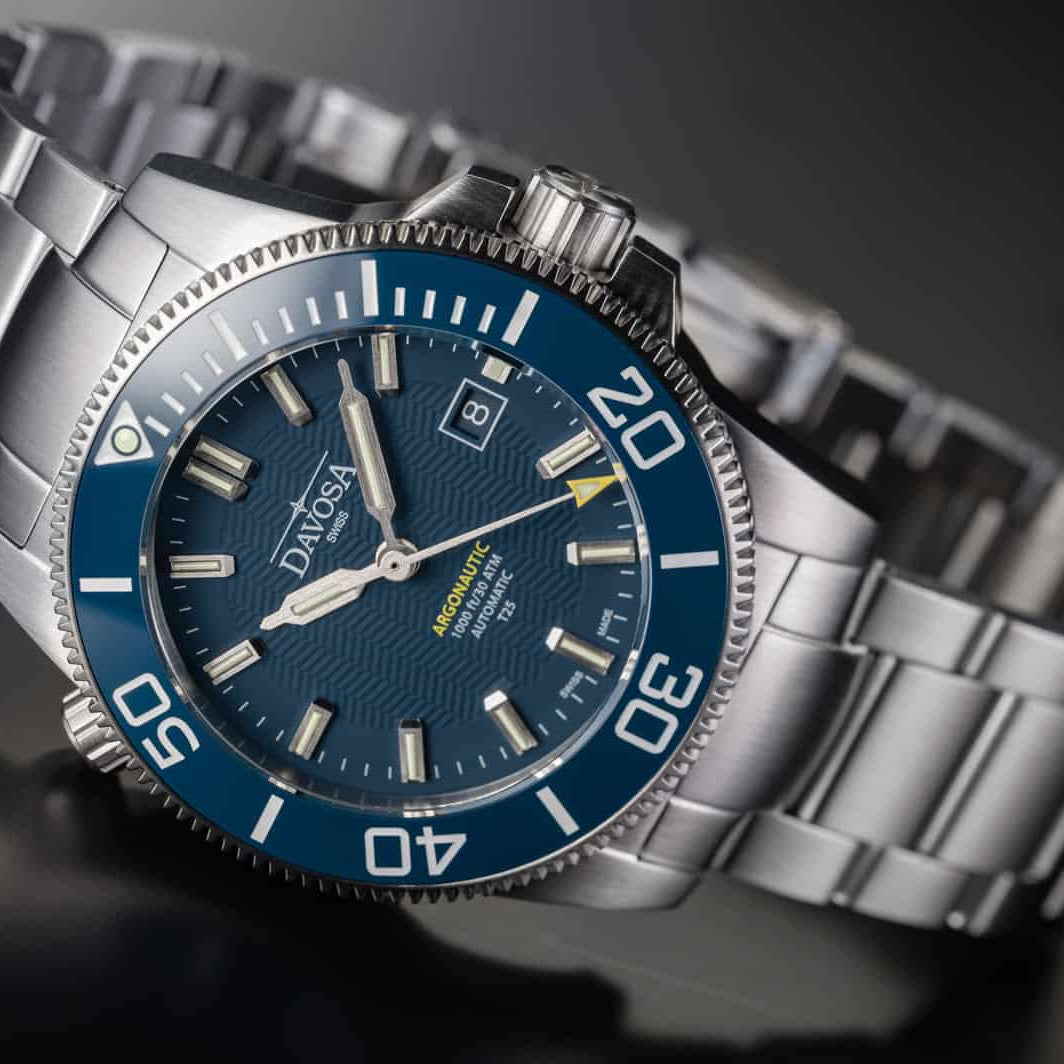 Argonautic Lumis Automatic Blue Men's Diver Watch 16152940 Diver Davosa USA Official Distributor. Prices are Final. Tax & duties included.