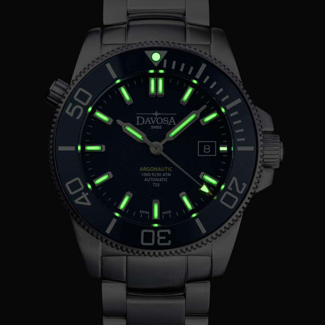 Argonautic Lumis Automatic 300m Blue Men's Diver Watch 16152944 Diver Davosa USA Official Distributor. Prices are Final. Tax & duties included.