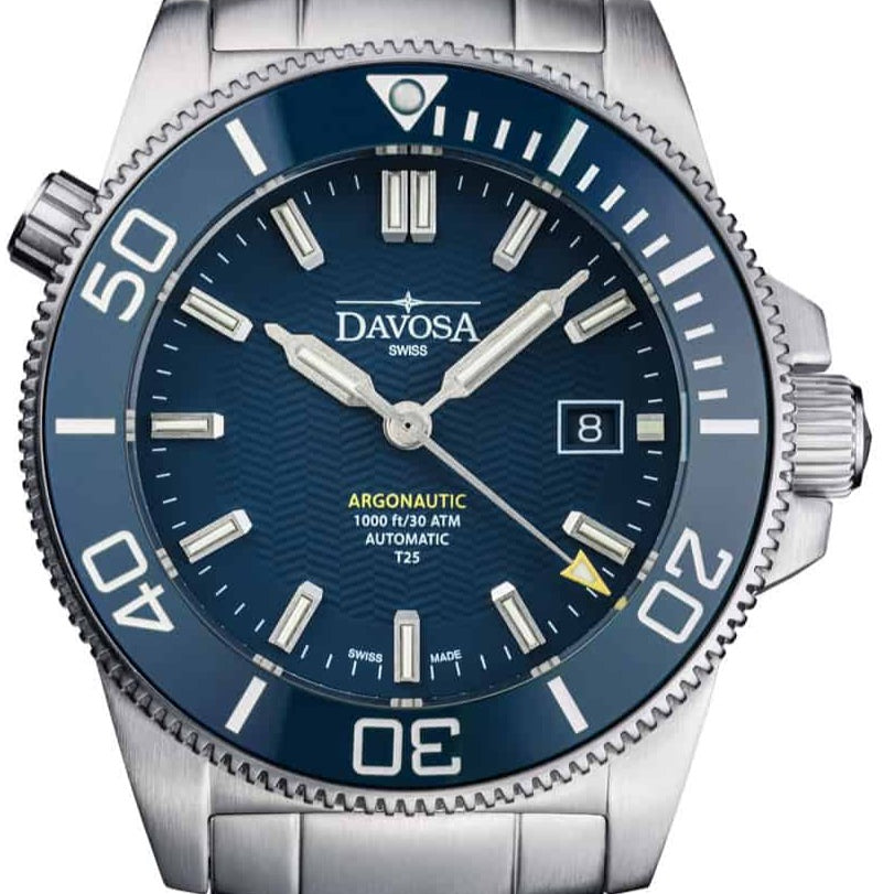 Argonautic Lumis Automatic Blue Men's Diver Watch 16152940 Diver Davosa USA Official Distributor. Prices are Final. Tax & duties included.