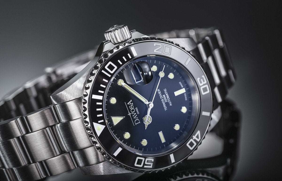 Ternos Ceramic Automatic 200m Swiss-Made Black Unisex Diver Watch 16155550 Diver Davosa USA Official Distributor. Prices are Final. Tax & duties included.