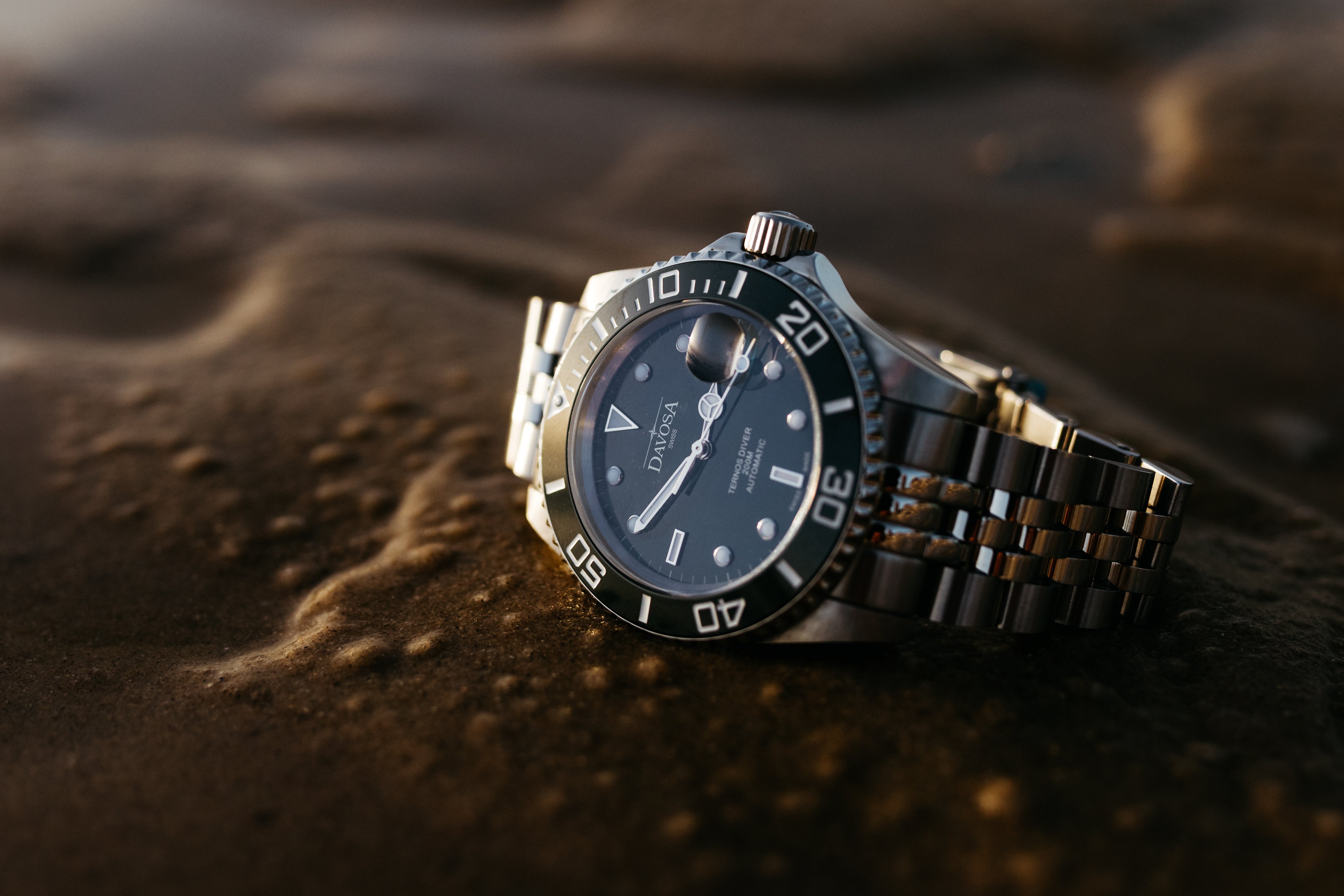 Ternos Ceramic Automatic Swiss-Made Black Diving Watch 16155505 Diver Davosa USA Official Distributor. Prices are Final. Tax & duties included.