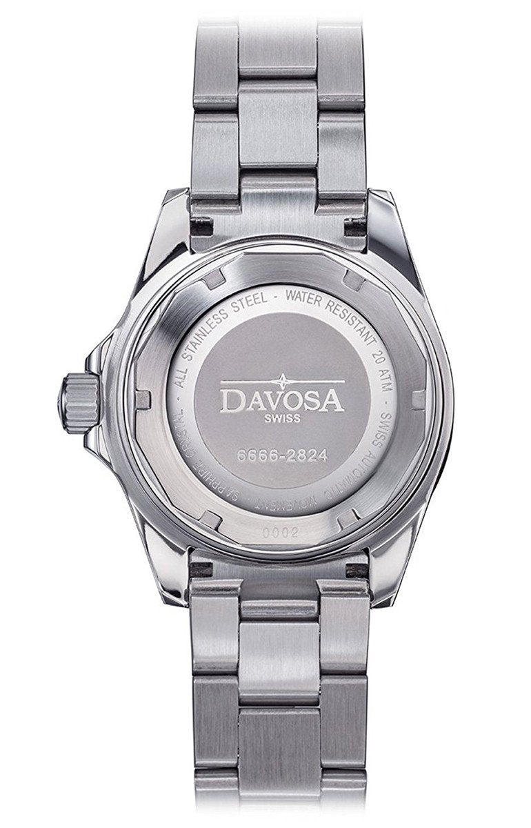 Ternos Ceramic Automatic 200m Swiss-Made Black Unisex Diver Watch 16155550 Diver Davosa USA Official Distributor. Prices are Final. Tax & duties included.