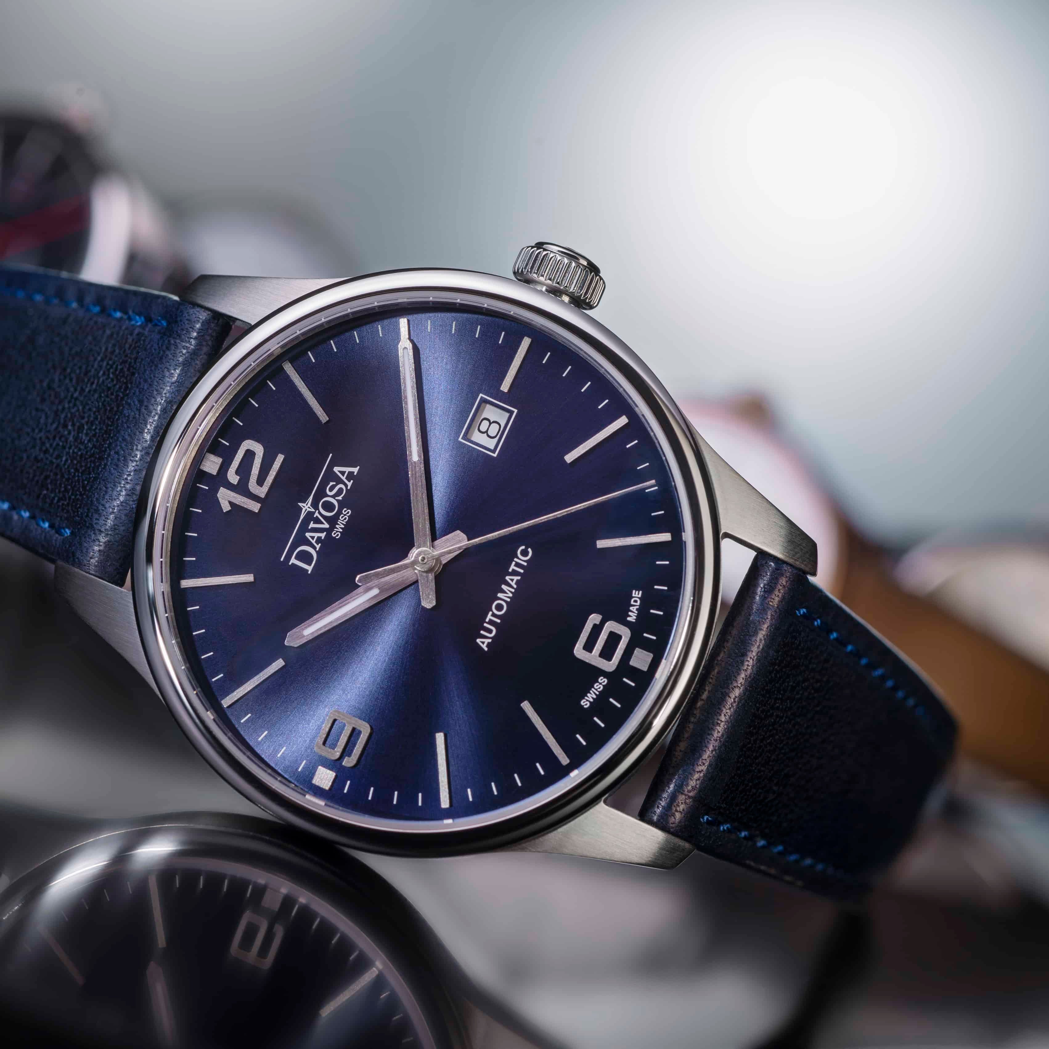Gentleman Automatic 40mm Blue Executive Watch 16156644 Executive Davosa USA Official Distributor. Prices are Final. Tax & duties included.
