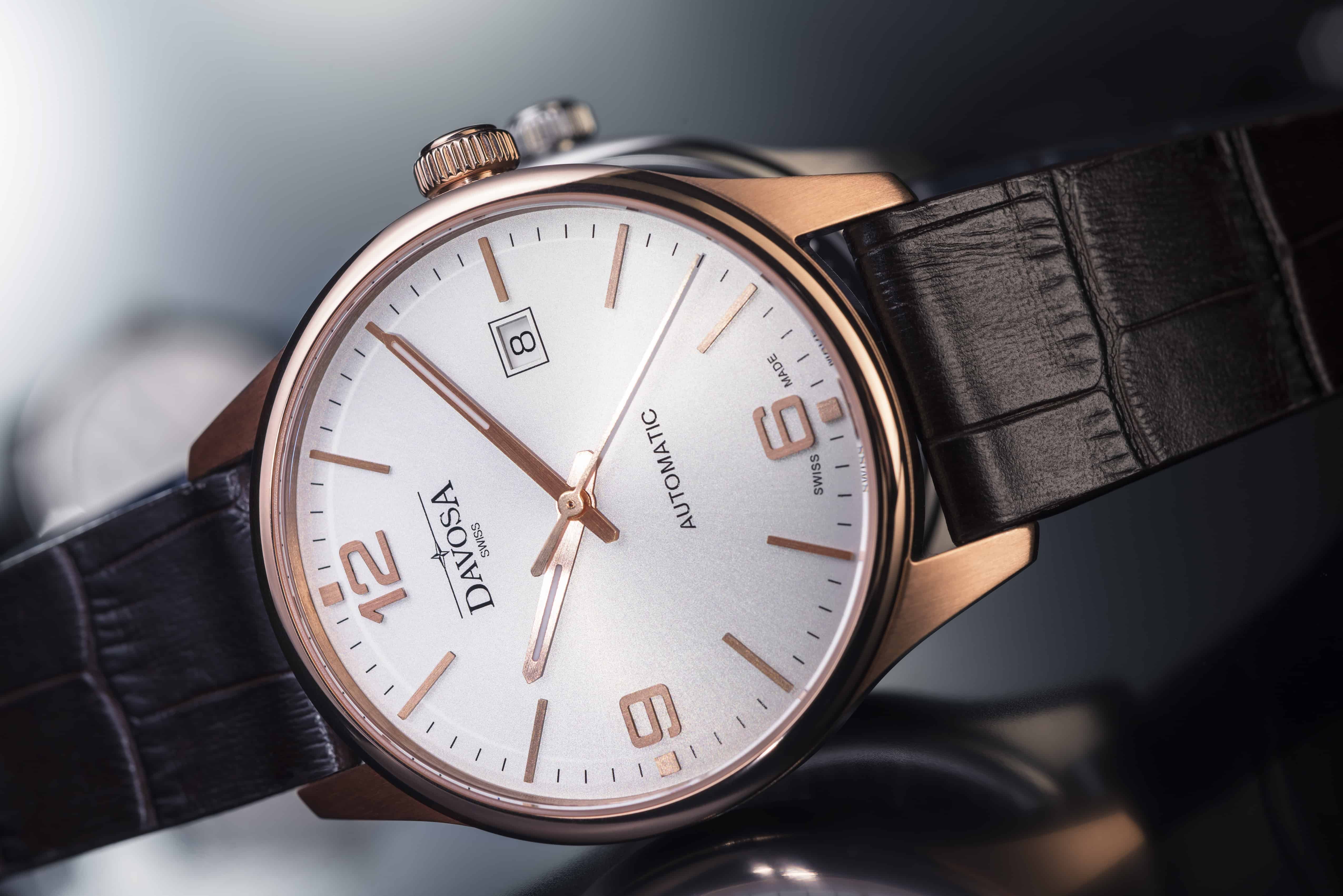 Gentleman Automatic 40mm PVD Rose Gold Executive Watch 16156664 Executive Davosa USA Official Distributor. Prices are Final. Tax & duties included.