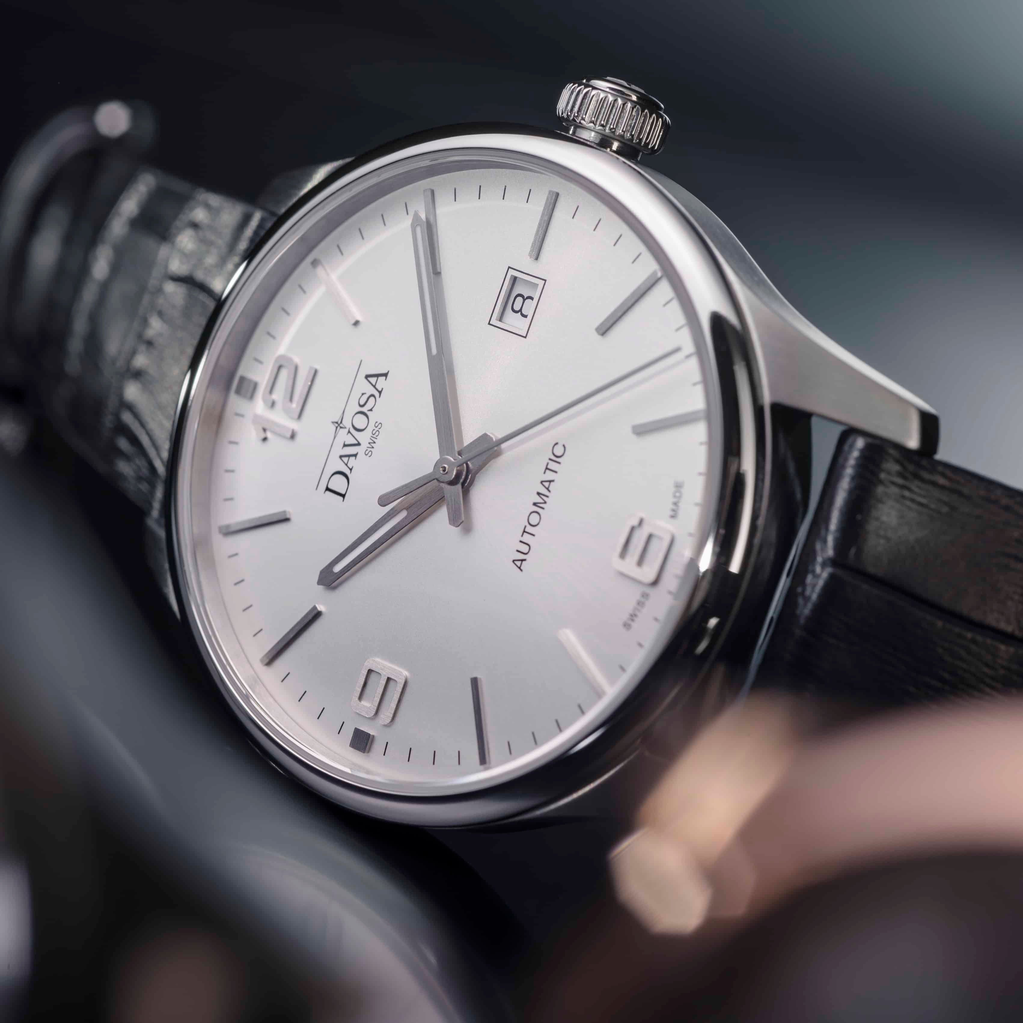 Gentleman Automatic 40mm White Black Executive Watch 16156614 Executive Davosa USA Official Distributor. Prices are Final. Tax & duties included.