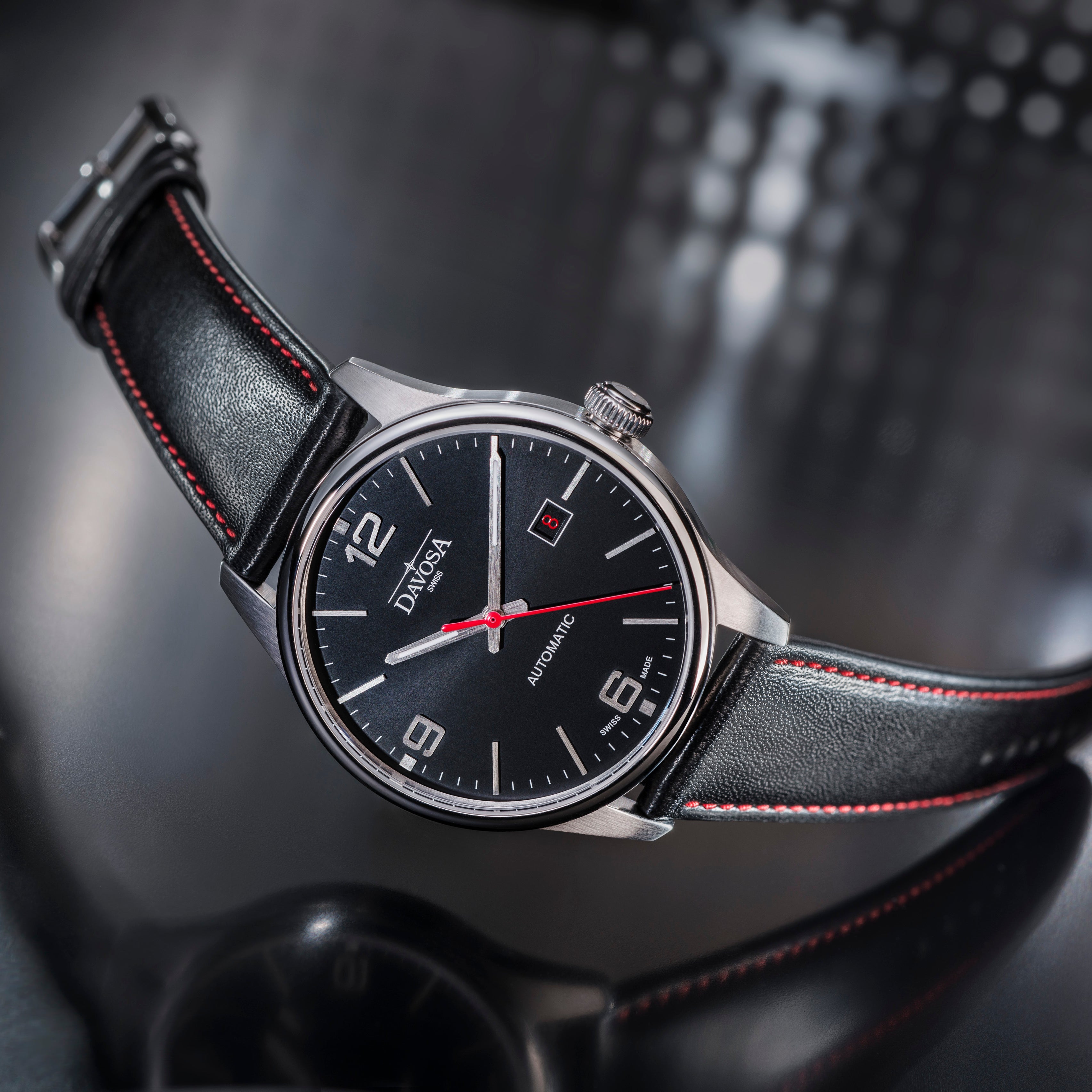 Gentleman Automatic 40mm Black Executive Watch 16156654 Executive Davosa USA Official Distributor. Prices are Final. Tax & duties included.