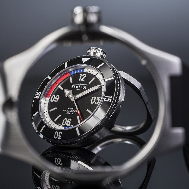 Apnea Pro Automatic Swiss-Made 200m Men's Diver Watch 16156855 Diver Davosa USA Official Distributor. Prices are Final. Tax & duties included.