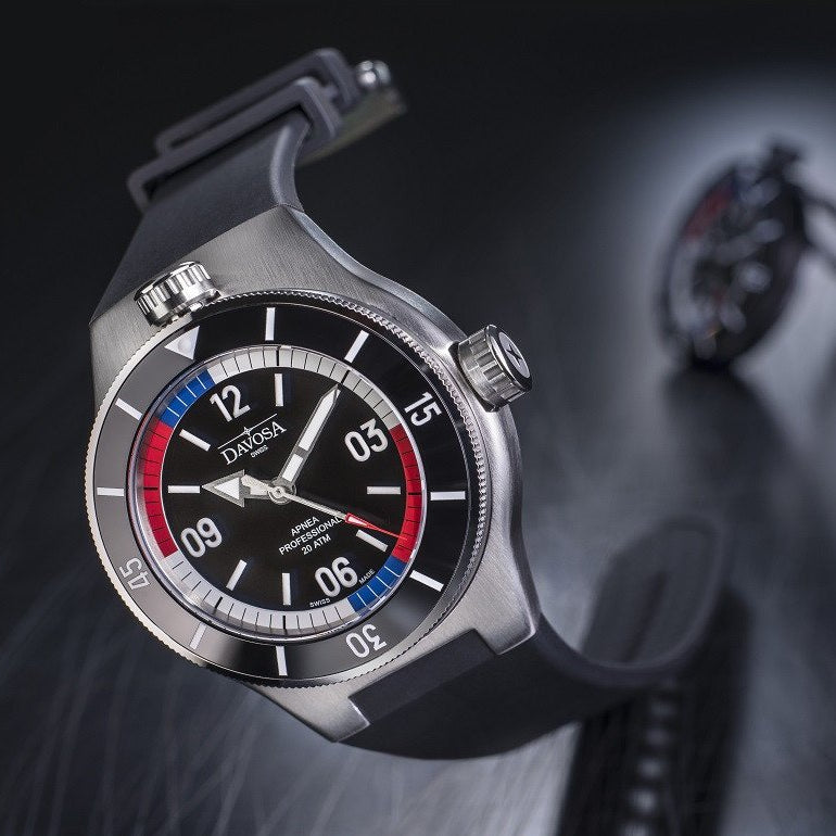 Apnea Pro Automatic Swiss-Made 200m Men's Diver Watch 16156855 Diver Davosa USA Official Distributor. Prices are Final. Tax & duties included.