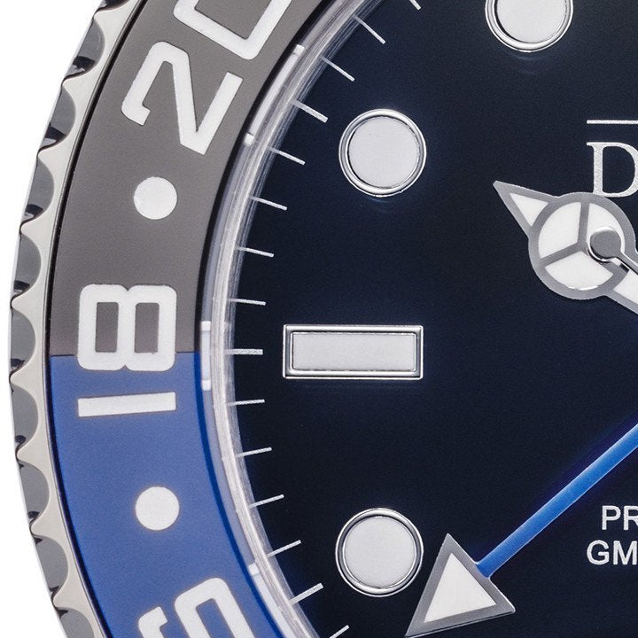 Ternos Professional Automatic 200m GMT Black Blue Diving Watch 16157104 GMT Davosa USA Official Distributor. Prices are Final. Tax & duties included.