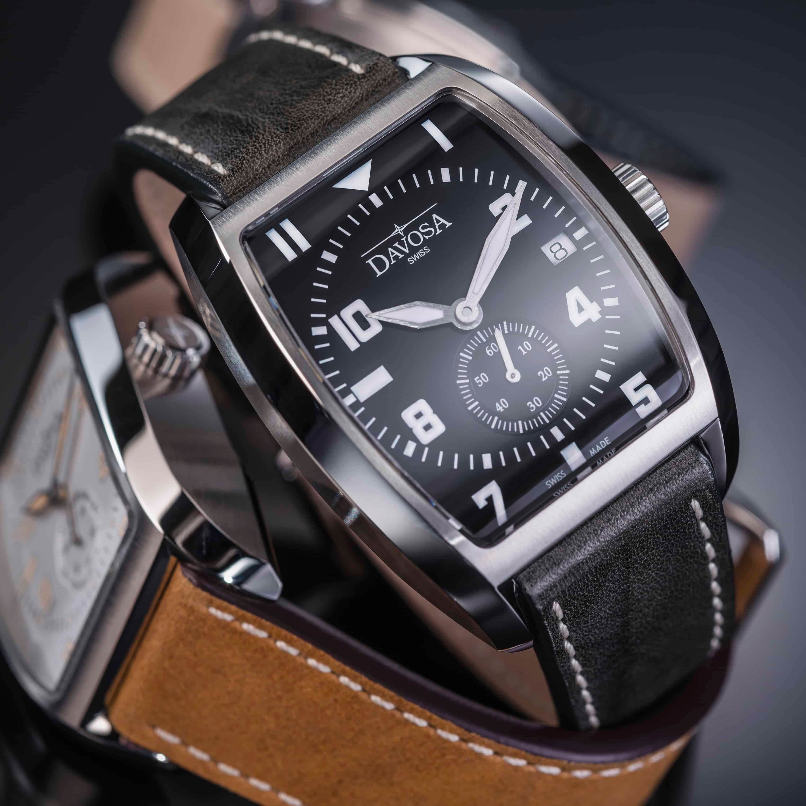 Evo 1908 Automatic Swiss-Made Black Executive Watch 16157556 Executive Davosa USA Official Distributor. Prices are Final. Tax & duties included.
