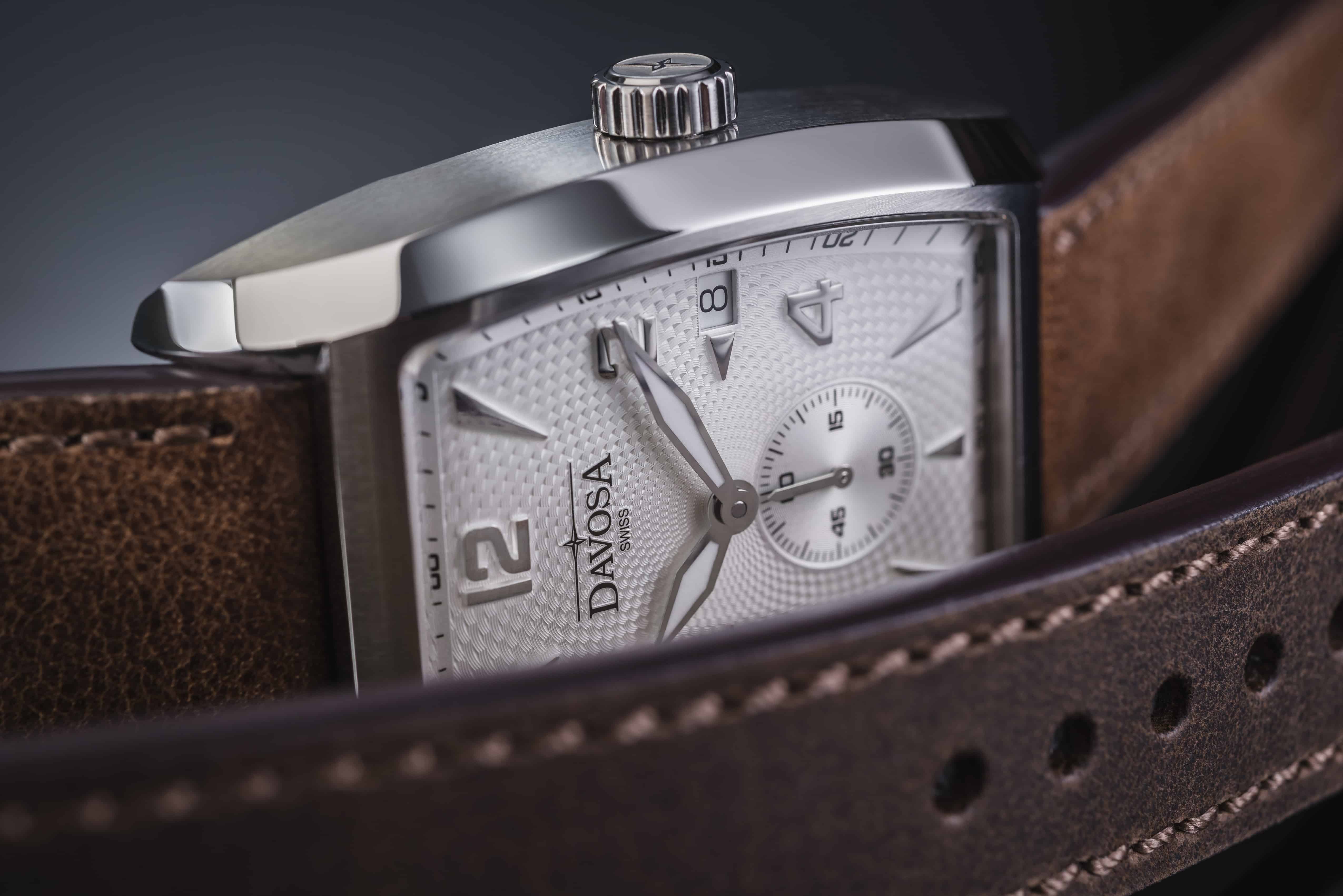 Evo 1908 Automatic Swiss-Made White Brown Executive Watch 16157514 Executive Davosa USA Official Distributor. Prices are Final. Tax & duties included.